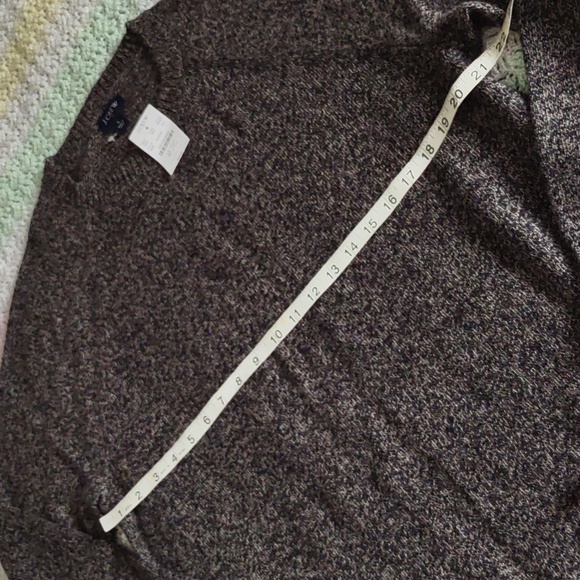 NWT J. Crew Factory Large Marled Lambswool Blend Crew Neck Sweater - Picture 7 of 12